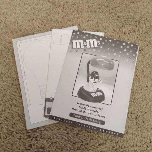 Vintage M&M's Talking Lamp - Picture 14 of 15